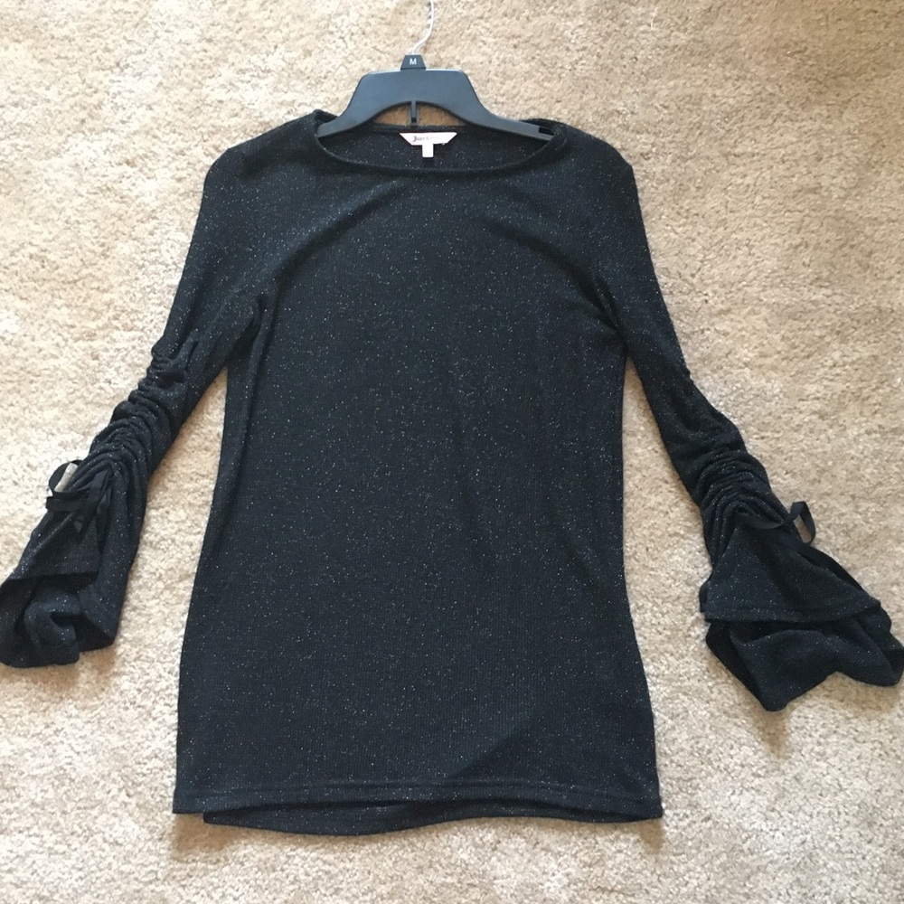 Juicy couture long sleeve glittery top!